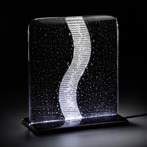 Crystal light is an artwork made of Murano glass